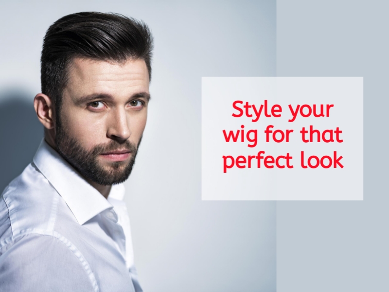 Style your wig for that perfect look