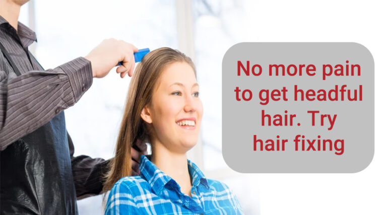 Headful No more pain to get headful hair. Try hair fixing - Wigs Design