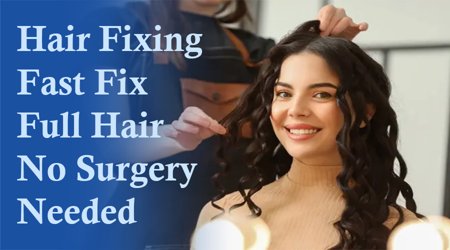 Hair Fixing Fast Fix Full Hair No Surgery Needed