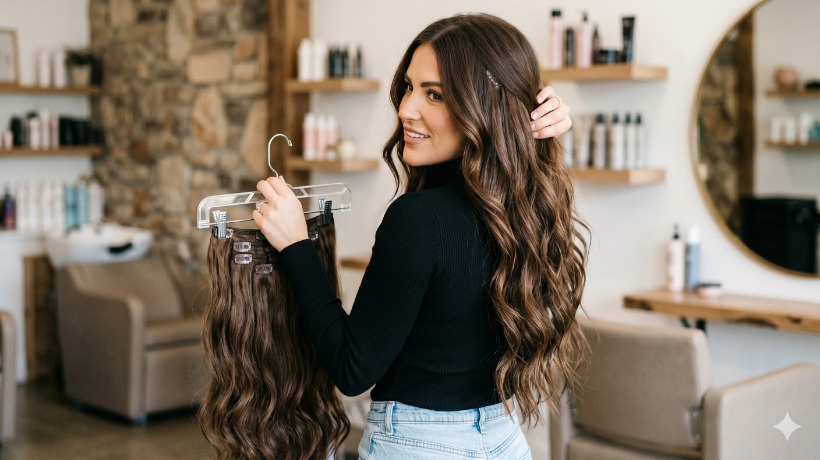 Luxury Hair Extensions for Instant Volume and Glamour